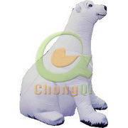 inflatable cartoon bear